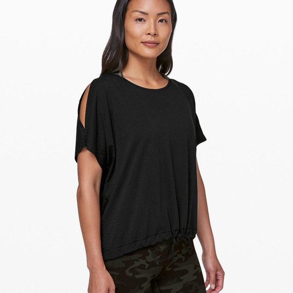 lululemon cold shoulder top